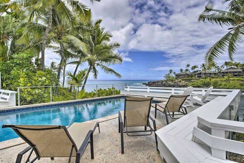Гостиница Ocean-view Kailua-kona Escape w Private Pool!