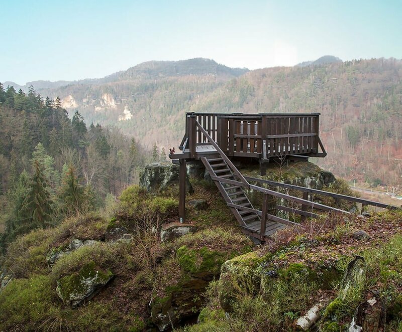 Гостиница Die Burg Schöna - In a national park