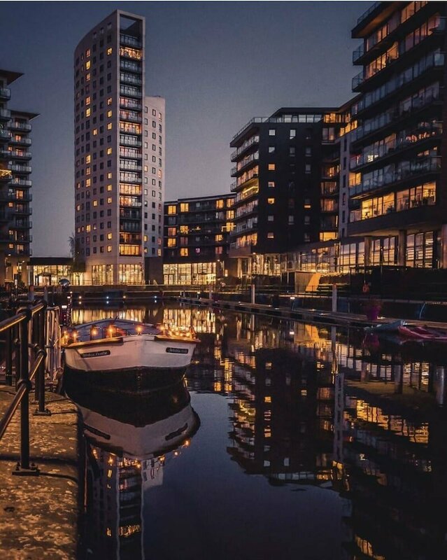 Гостиница Modern Deluxe Leeds City Apt Balcony View в Лидсе