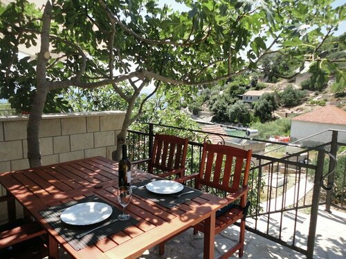 Гостиница Studio Apartment With Terrace and sea View, 30m Distant From the Beach!