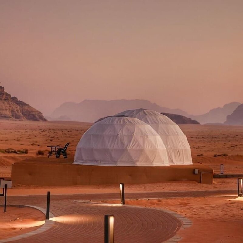 Гостиница Wadi Rum Ufo Luxotel - Campsite