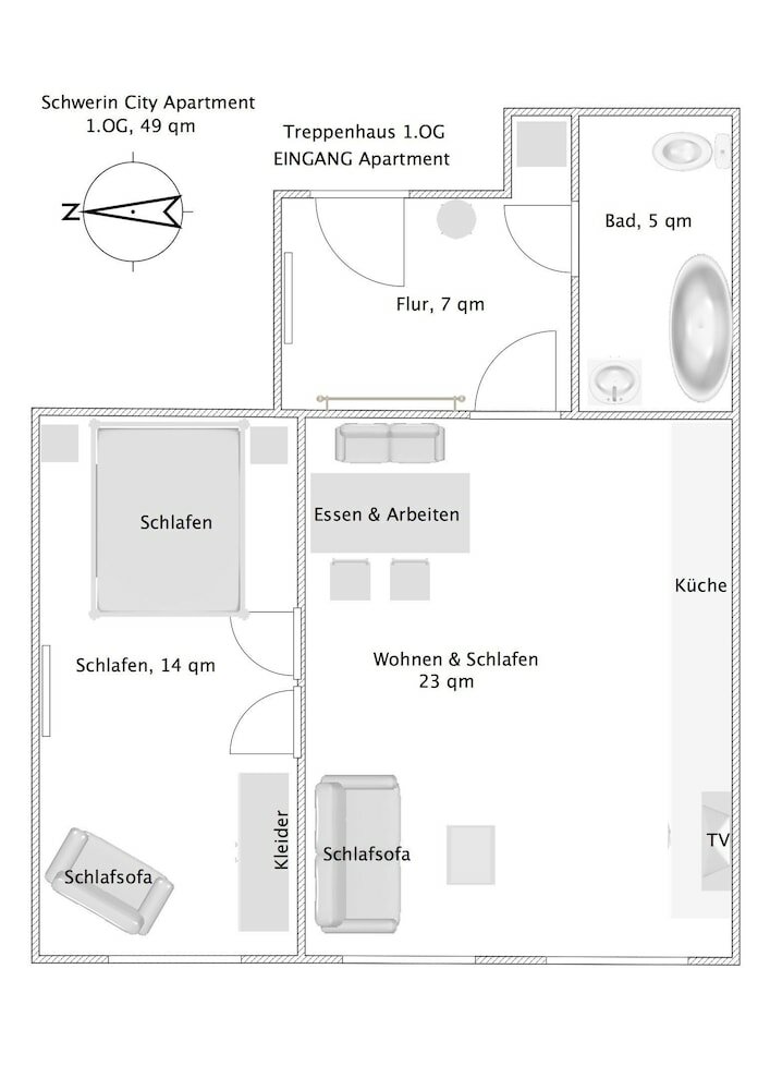 Фото Schwerin City Apartment