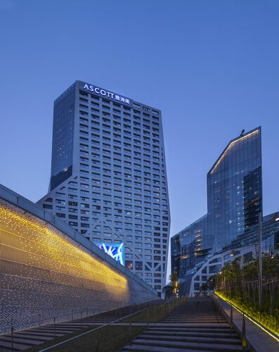 Внешний вид отеля Ascott Raffles City Chengdu в Чэнду, фото 1