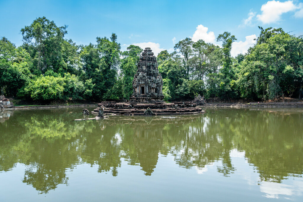 Pagoda Neak Poan Temple, Earth, photo