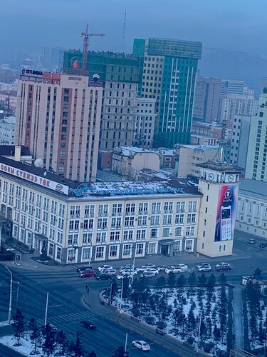 Внешний вид отеля The Blue Sky Hotel and Tower в Улан-Баторе, фото 3