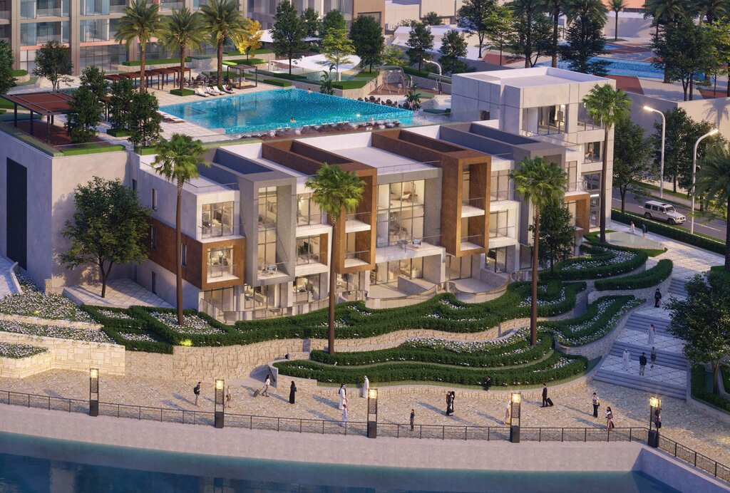Housing complex Peninsula One, Dubai, photo