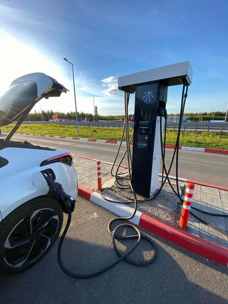 Electric car charging station Россети, Novgorod Oblast, photo