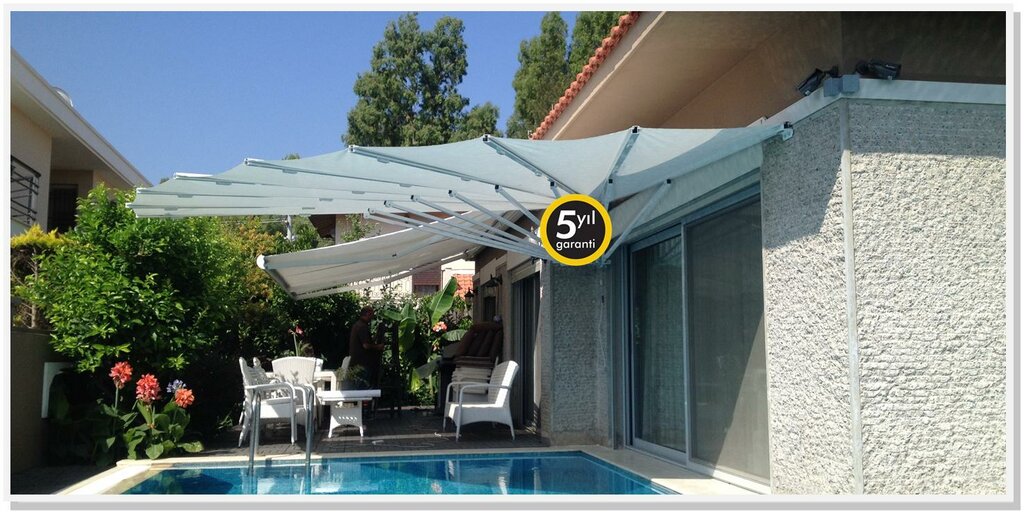 Frame and awning structures Yelpaze Awning Systems, Izmir, photo