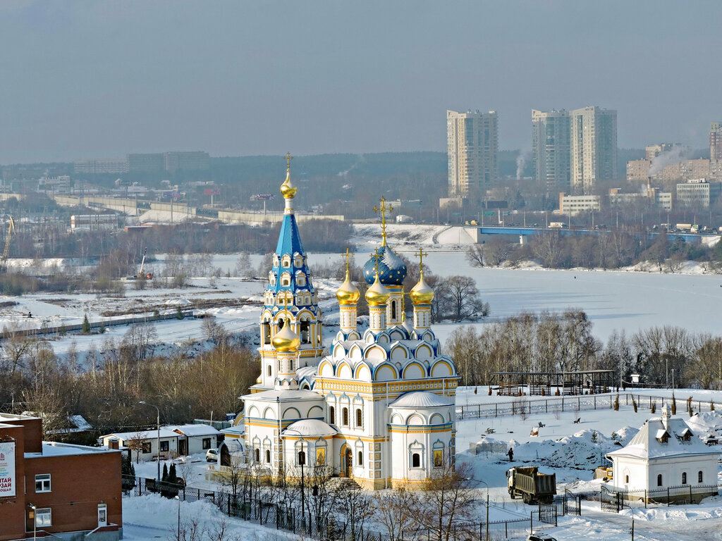 Orthodox church Ikony Bozhiey Materi Neuvyadaemiy Tsvet v Rublevo Church, Moscow, photo