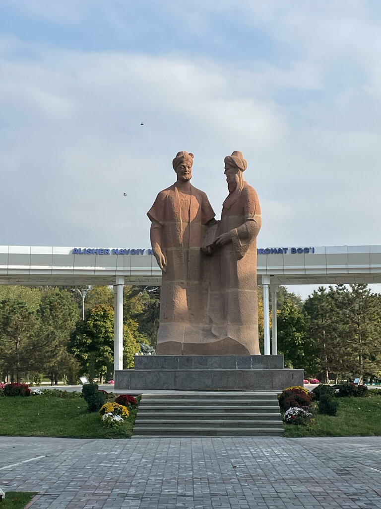 Monumento, memorial Monument to Alisher Navoi and Abdurrahman Jami, , foto