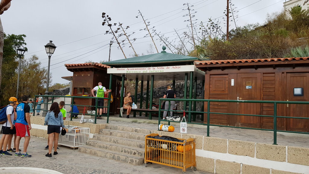 Landmark, attraction Barranco del Infierno, Canary Islands, photo