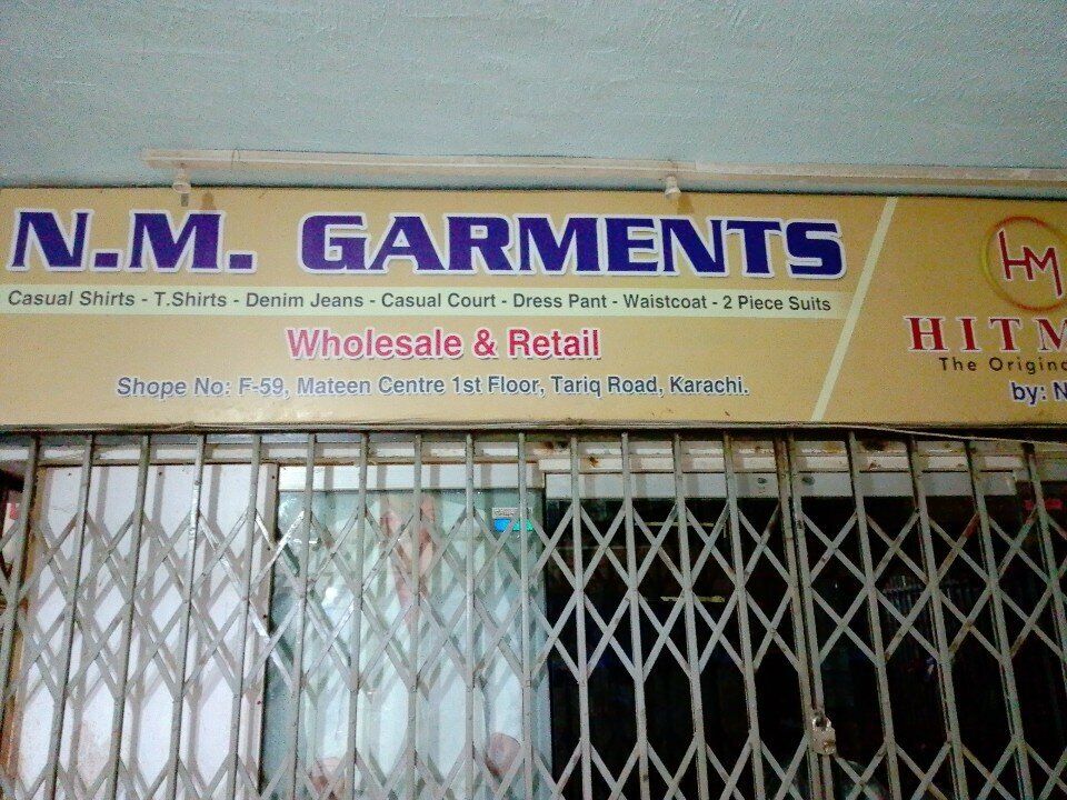Clothing store N. M, Karachi, photo