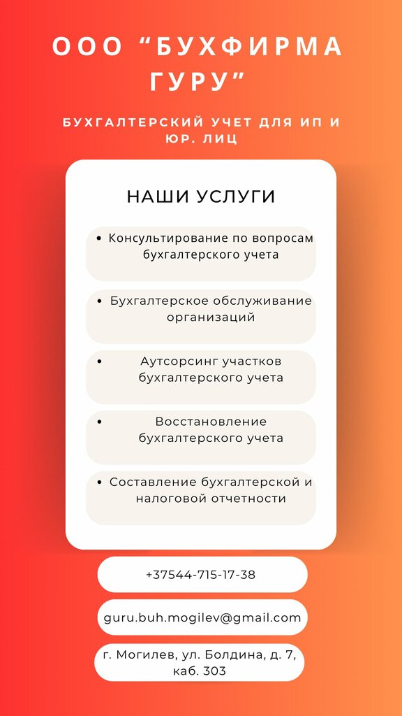 Accountants Accounting Firm Guru, Mogilev, photo