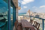 Full Sea View on The Beach With Balcony (Hayarkon Street, 78) ، سكن للإيجار اليومي