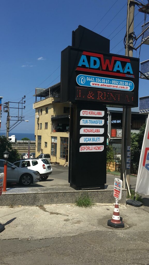Kiralama noktası Adwaa Travel Oto Kiralama Rent A Car, Trabzon, foto