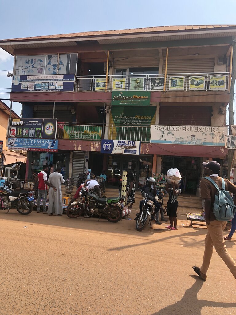 Electronics store Mana Space Phones, Earth, photo