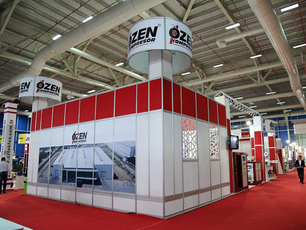 Outdoor advertising Omp Fair, Konya, photo