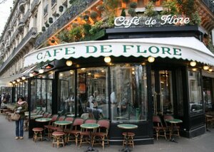 Café de Flore (бульвар Сен-Жермен, 172), кафе  Парижде