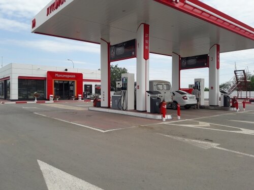 Gas station Lukoil, Astrakhan Oblast, photo