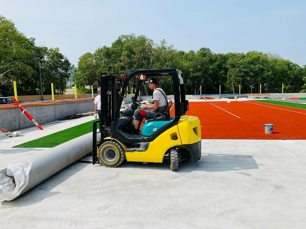 Spor tesislerinin inşası Mastercourt, Moskova, foto