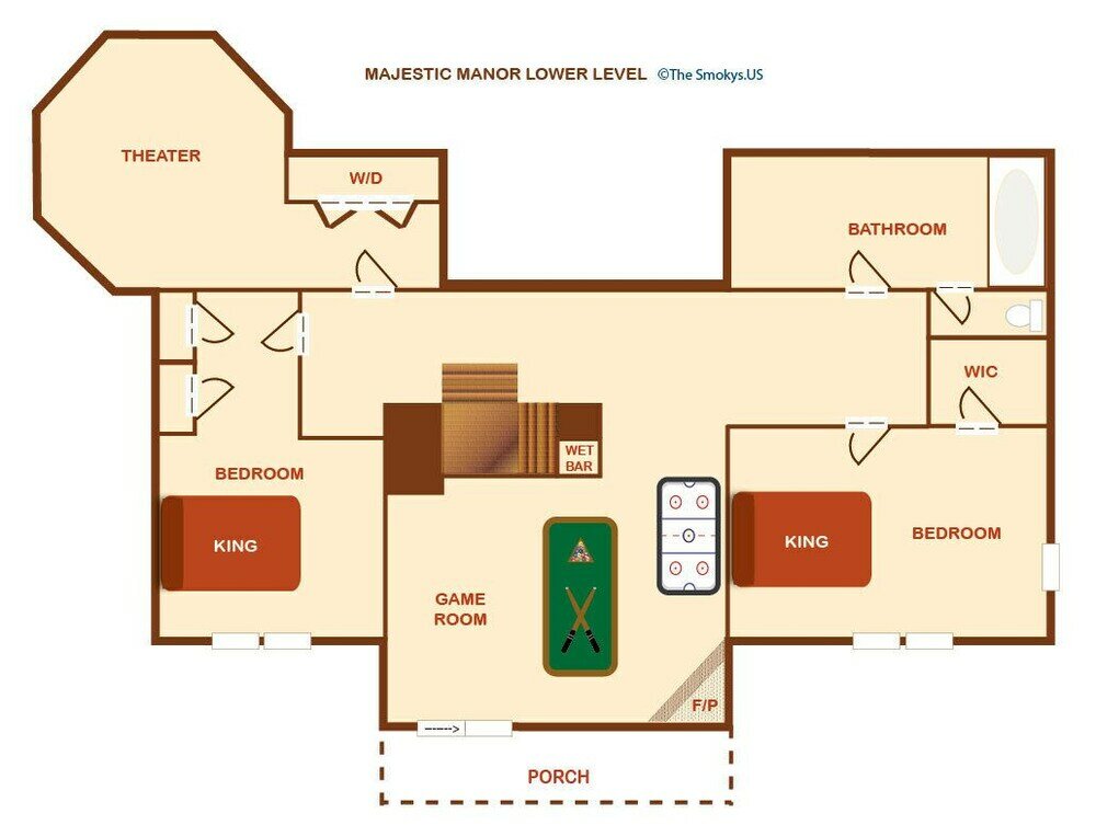 Фото Majestic Manor - Five Bedroom Cabin