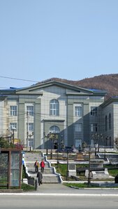 Mbuk Istoriko kulturny tsentr Munitsipalnoye obrazovaniye Kholmsky gorodskoy okrug (Kholmsk, Morskaya ulitsa, 14) ، متحف