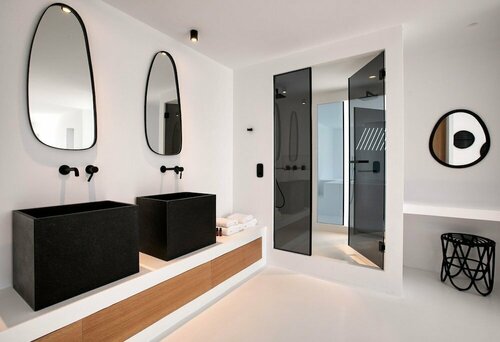 Гостиница Psarou Black Villa 6 bedrooms