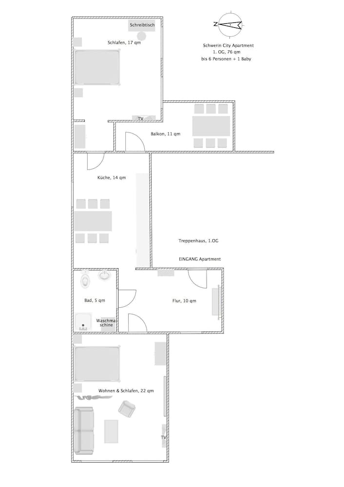 Фото Schwerin City Apartment