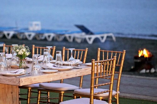 Внешний вид отеля Poseidonia Beach Hotel в Агийосе Тихонасе, фото 3