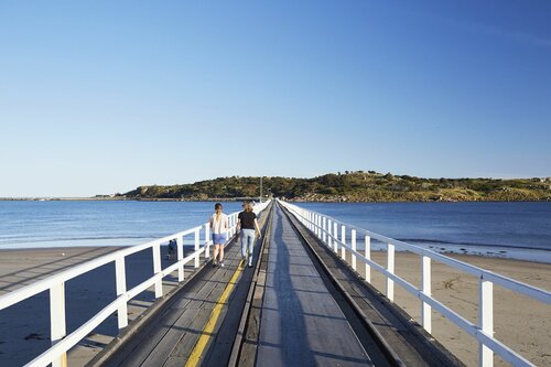 Внешний вид отеля Victor Harbor Beachfront Holiday Park в Виктор-Харборе, фото 3