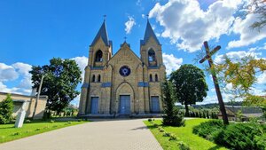 Костёл Богоматери Розария и святого Доминика (agragaradok Rakaw, Paštovaja vulica, 1А), catholic church