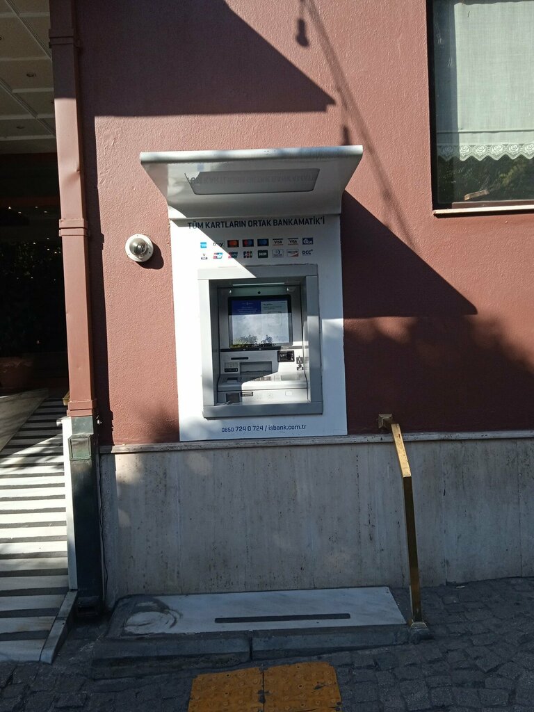 آلة صرف النقود الأوتوماتيكية Turkey Is Bank ATM ، اسطنبول، صورة
