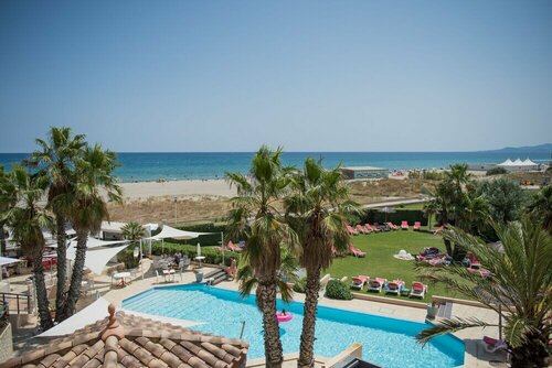 Гостиница Grand Hôtel Les Flamants Roses - Canet EN Roussillon