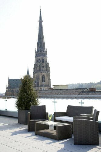 Внешний вид отеля Hotel Schwarzer Bär в Линце, фото 3