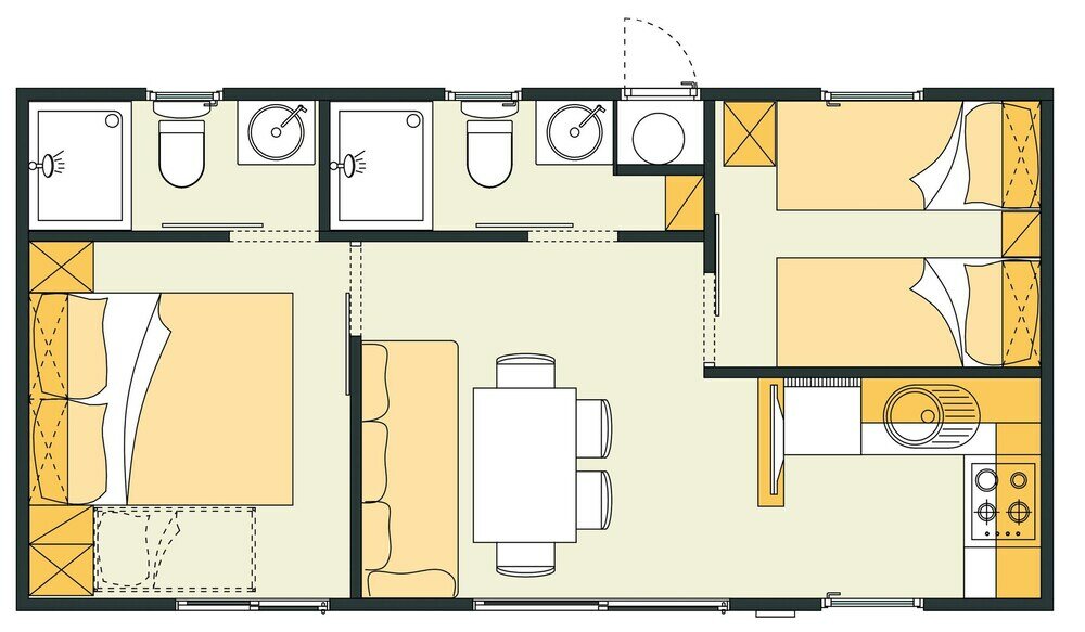 Фото Mediteran Mobile Homes Camping Park Umag