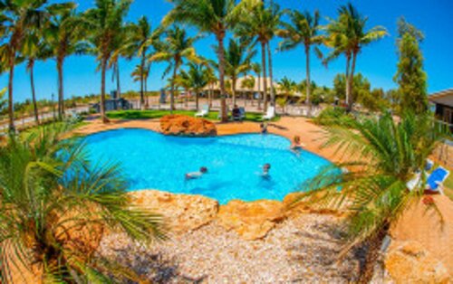 Внешний вид отеля Rac Exmouth Cape Holiday Park в Эксмуте, фото 2