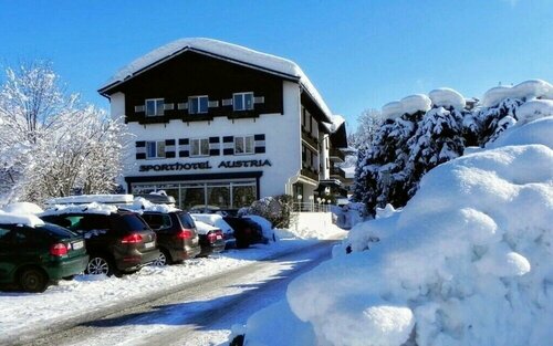 Внешний вид отеля Sporthotel Austria в Санкт-Йоханне ве Тироле, фото 1