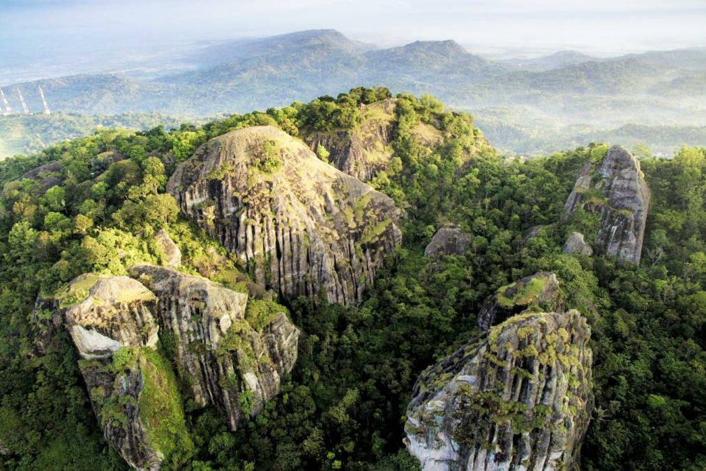 Mountain peak Gunung Api Purba Nglanggeran 700 meters, Earth, photo