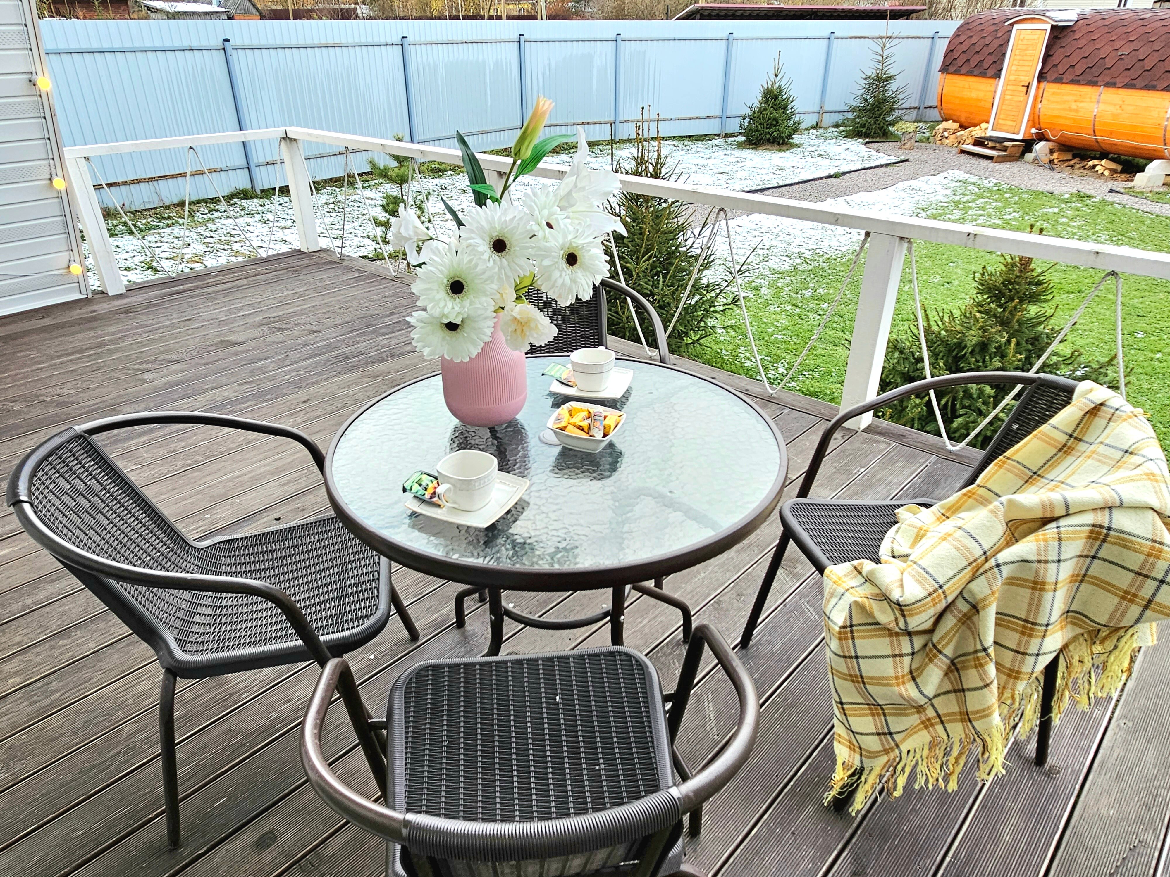 Фото Шалаш с банным чаном