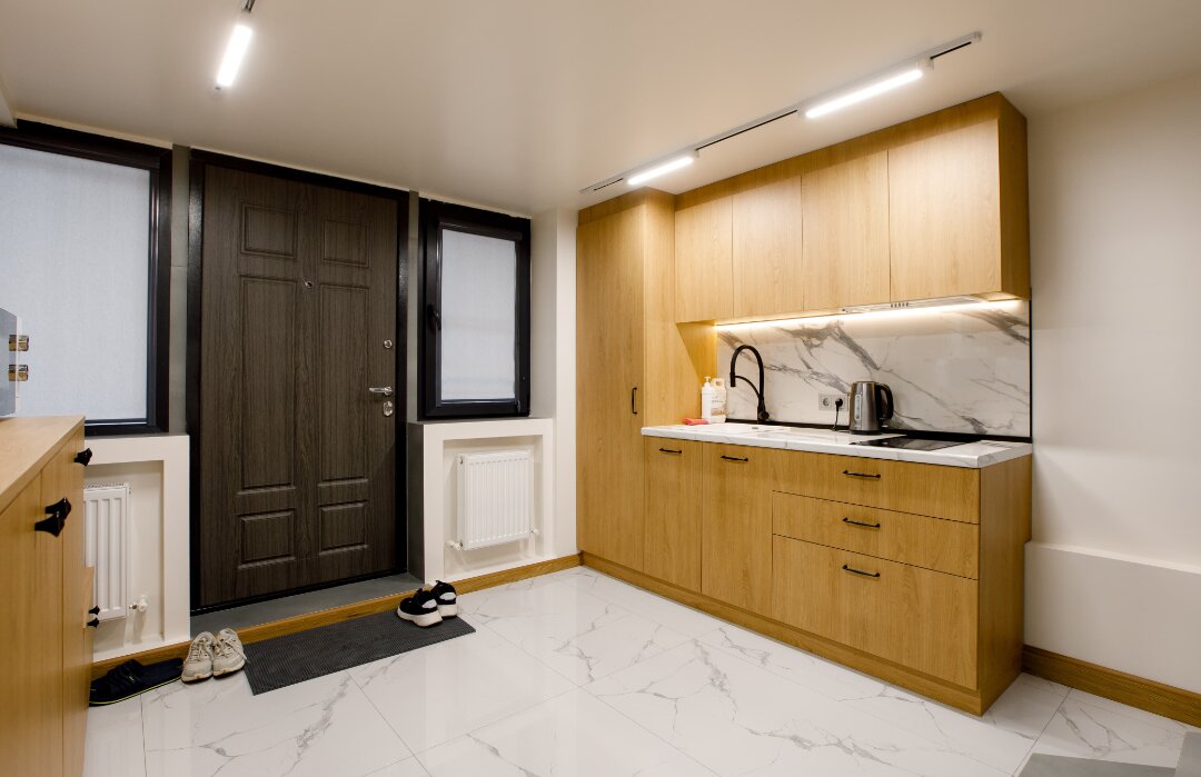 Фото Дизайнерская двухъярусная квартира в новом доме в центре Махачкалы на Салаватова 30