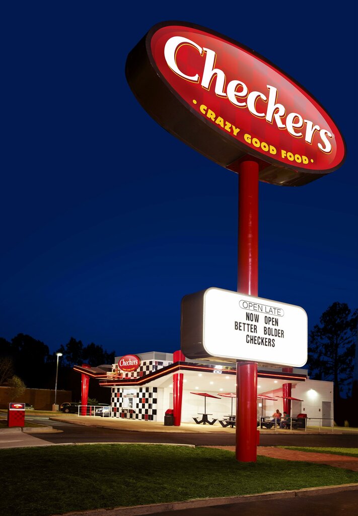 Fast food Checkers, State of Georgia, photo