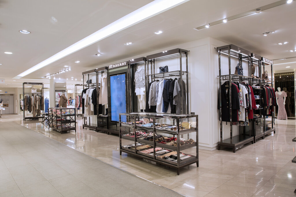 Clothing store Burberry, Moscow, photo