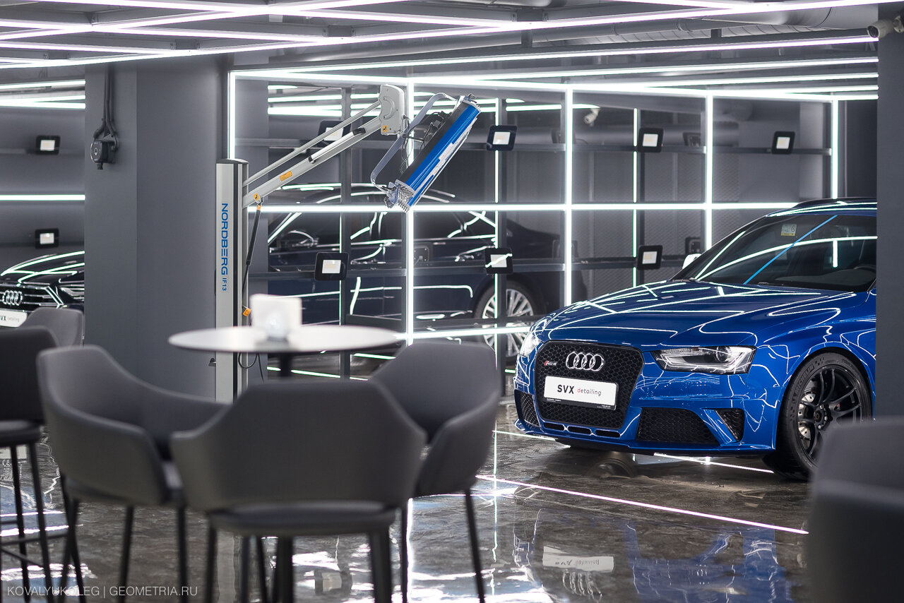 Дизайн проект детейлинг студии