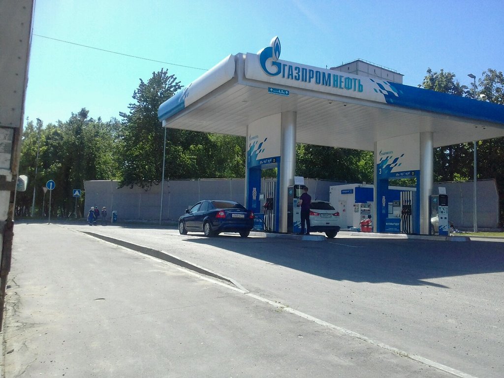 Gas station Gazpromneft, Moscow, photo