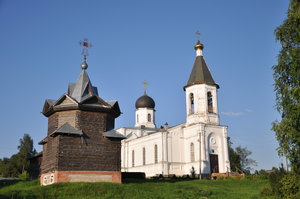 Church of Saint Nicholas the Wonderworker (Novgorod Region, Khvoyninskiy District, selo Levocha) ، كنيسة أرثوذكسية