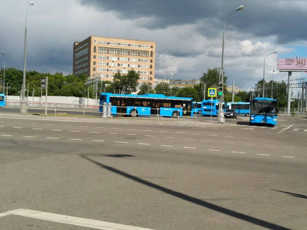 Управление городским транспортом и его обслуживание Конечная автобусная станция Силикатная, Москва, фото