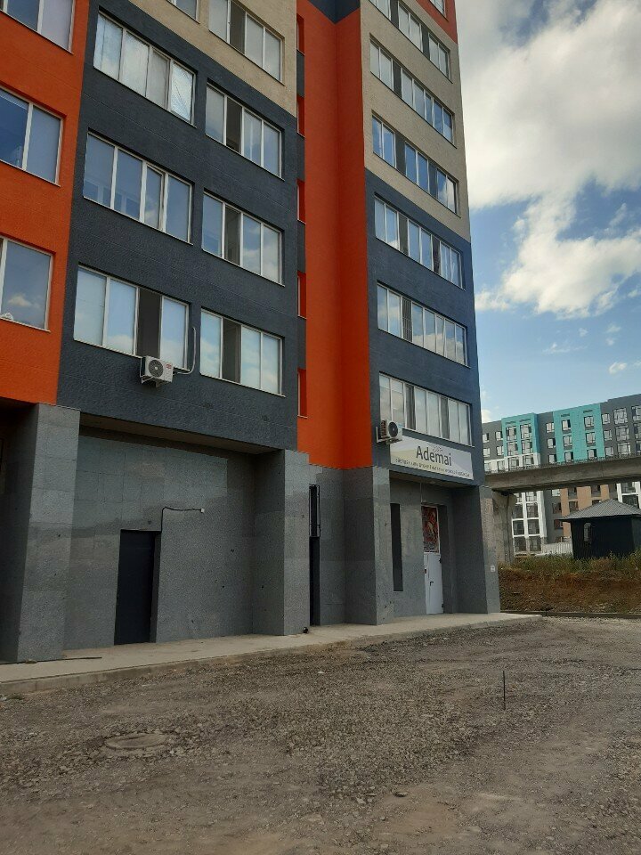 Outdoor advertising Fireprint, Astana, photo