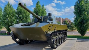 120-мм самоходная артиллерийско-миномётная установка 2С9 Нона-С (Stavropol, park Patriot), monument to technology