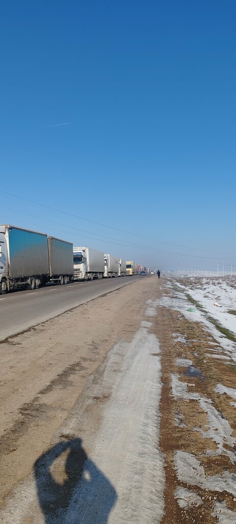 Chegara maskani B. Konysbayev border control check point, , foto