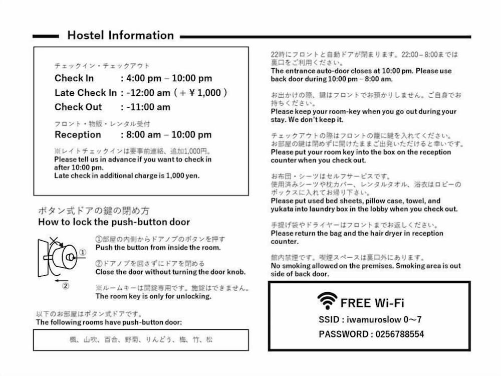 Фото Iwamuro Slow Hostel